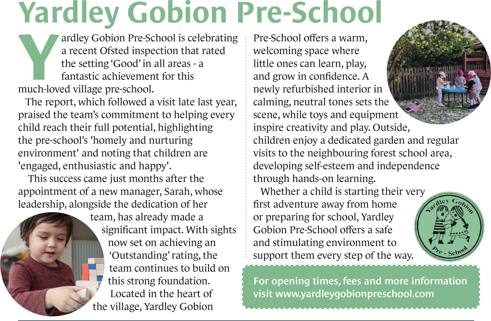 Yardley Gobion Pre School